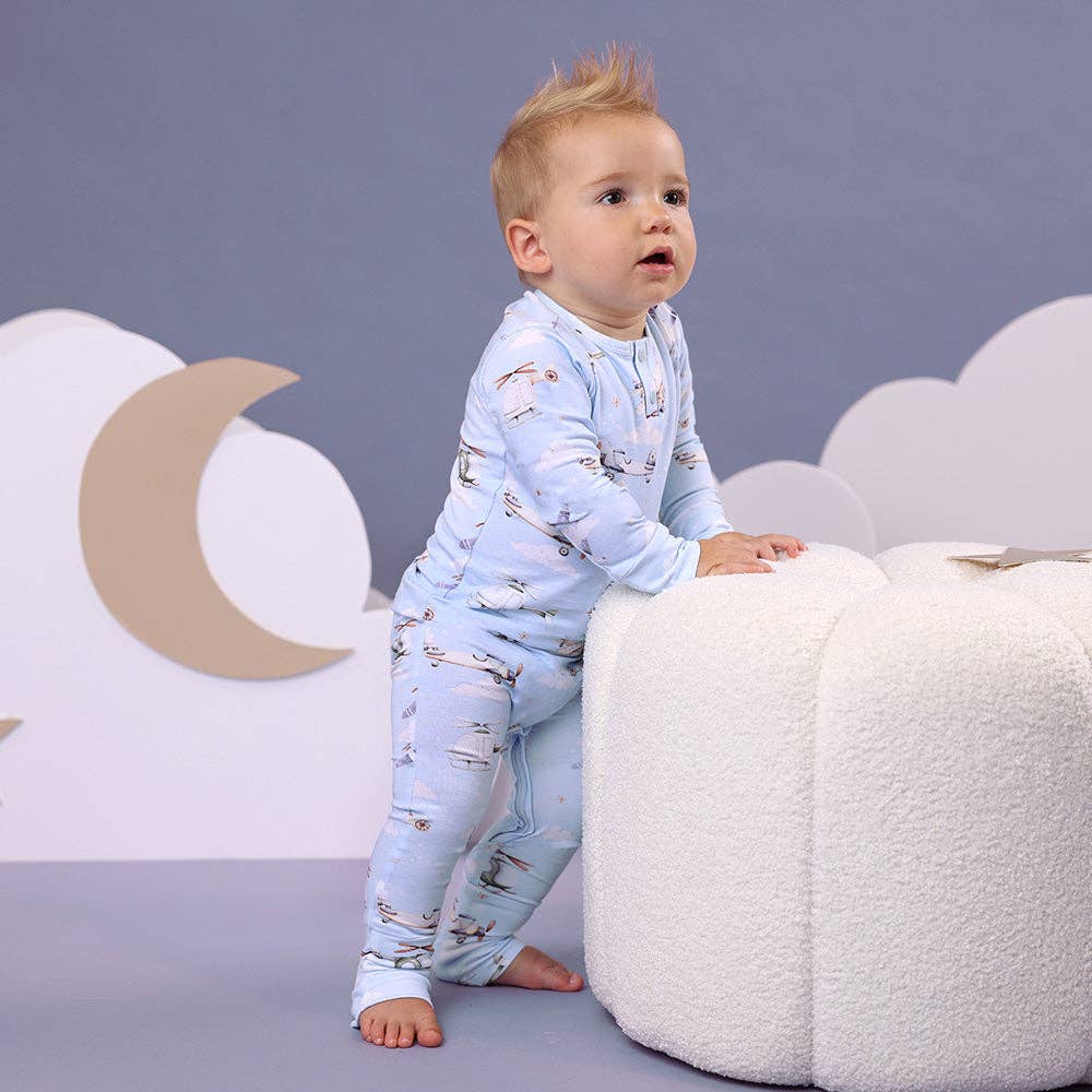 Snuggle Hunny - Wholesale Jumpsuit - Baby - Taking Flight Organic Growsuit4