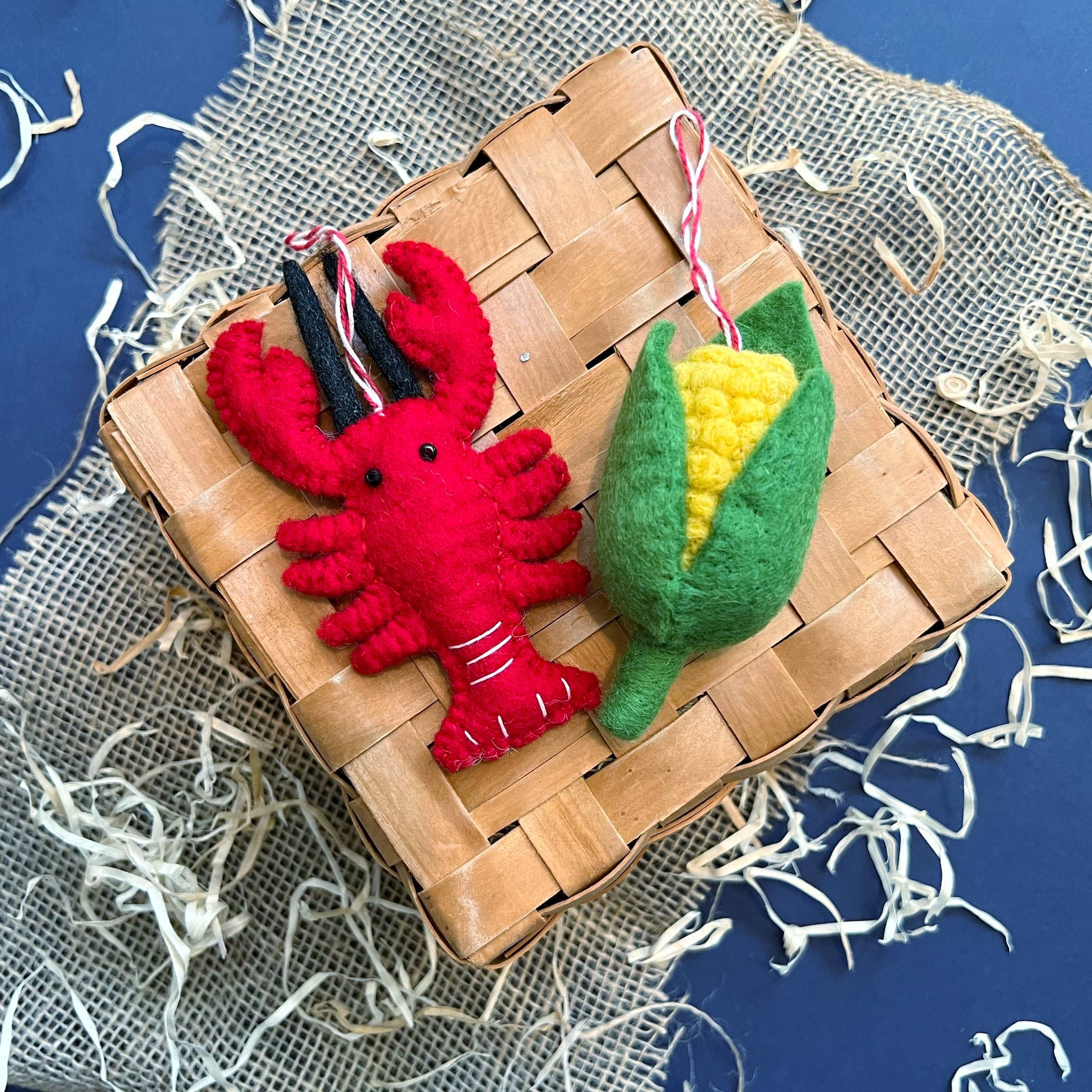 Ornaments 4 Orphans - Wholesale Ornament - Lobster Felt Wool Christmas Ornament3