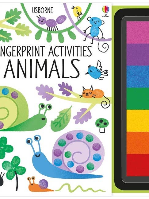 Fingerprint Activities Animals : Usborne for wholesale by HarperCollins