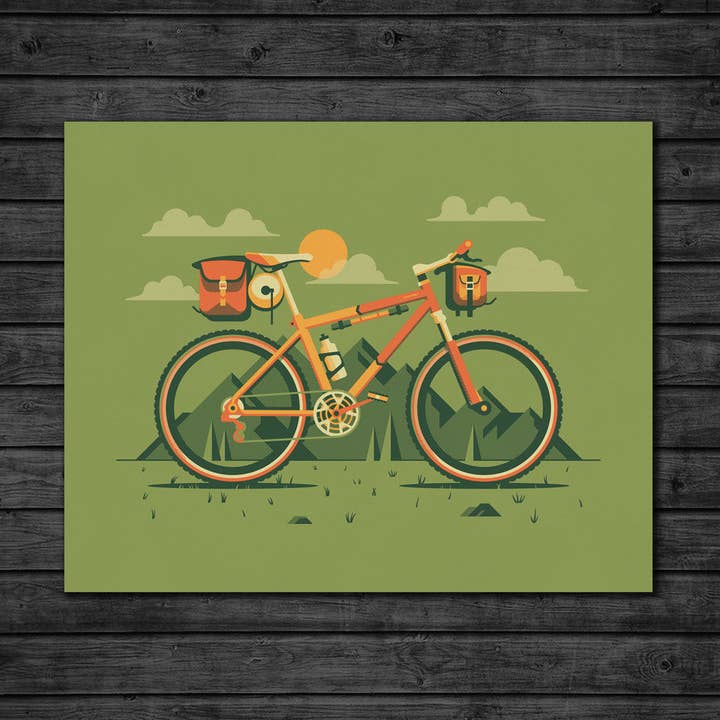 Durango - Serigrafía a cuatro colores de 20 x 16 pulgadas para venta al por mayor de DKNG Studios