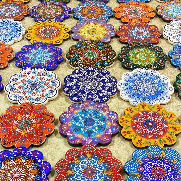 Mediterranean Collection – Engroshandel Bordskåner – Keramiske tyrkiske håndlavede trivets1