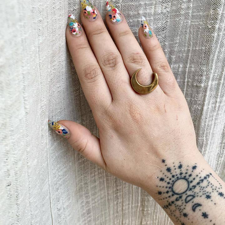 Majestic Moon Ring for wholesale by Meta Bird