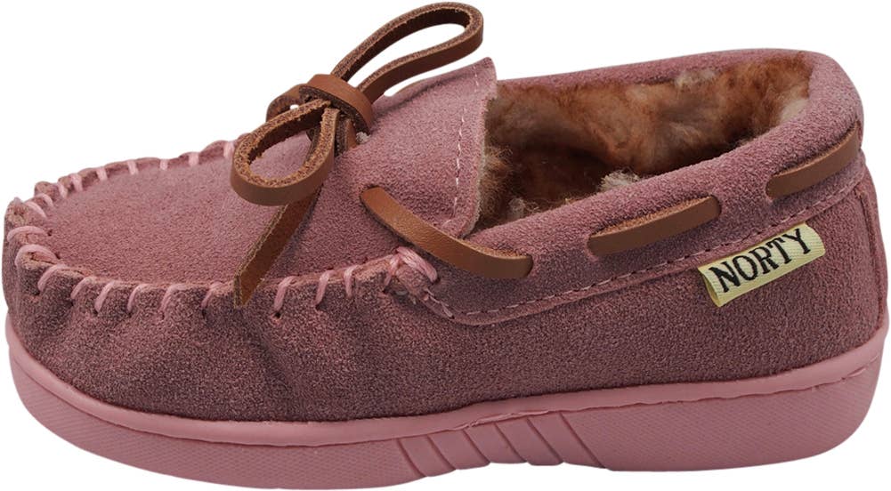 The Norty Brand - Wholesale Pantoffels - Kinderen - NORTY Tod 6-10 roze babyslippers voor meisjes 16955 voorverpakking1