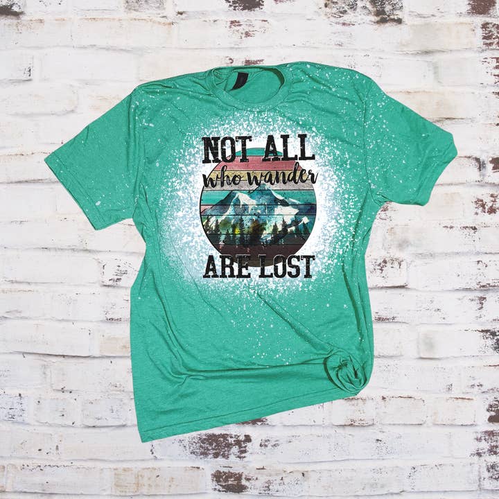 Not all that wonder are lost graphic tee for wholesale by Ducky's Closet