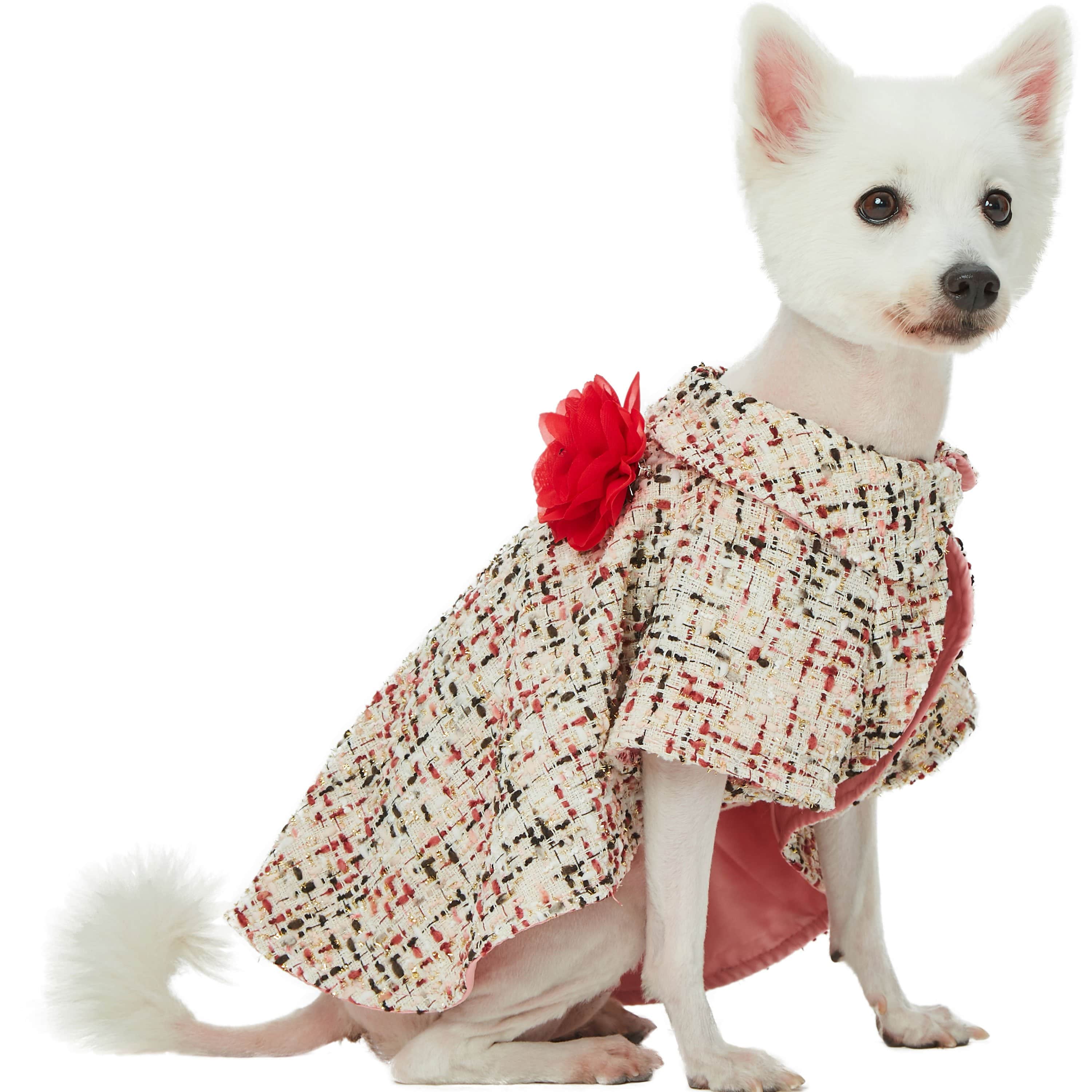 Blueberry Pet - Wholesale Pet Jacket - Dog - All-weather Costume Dog Poncho with Flower1