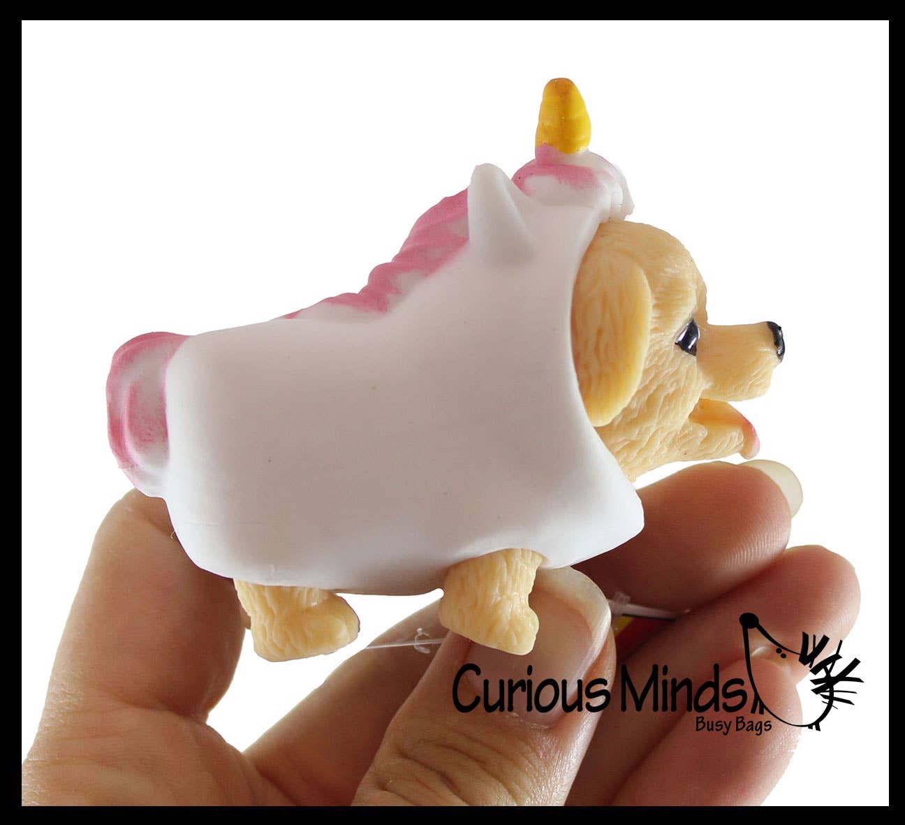 Curious Minds Toys - Wholesale Squishy toy – Kids & Baby - 1 Cute Dog in Costume - Dog Crushed Bead Sand Filled - Doggy3