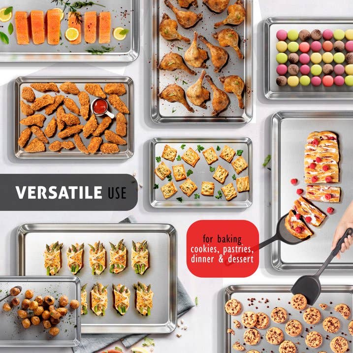 Clara Clark - Vente Feuille/plaque de cuisson - Moules à pâtisserie en aluminium10