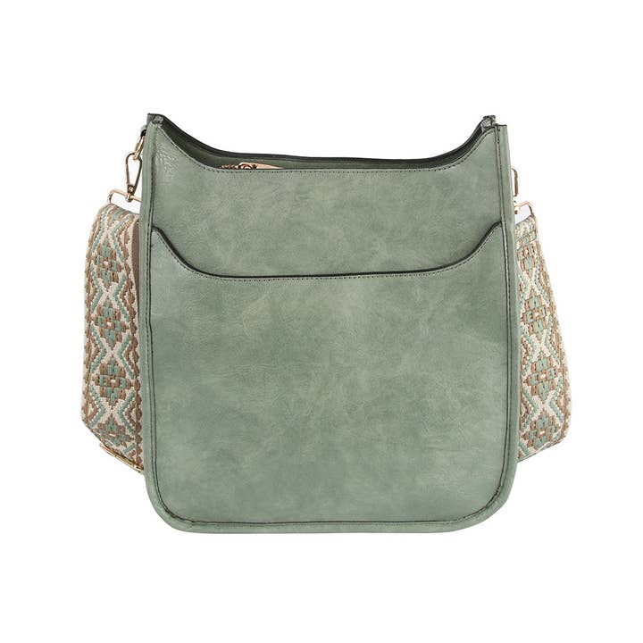 Handbag Factory Corp - Vente Sac porté épaule – femme - Sac à bandoulière stylisé avec poche avant3