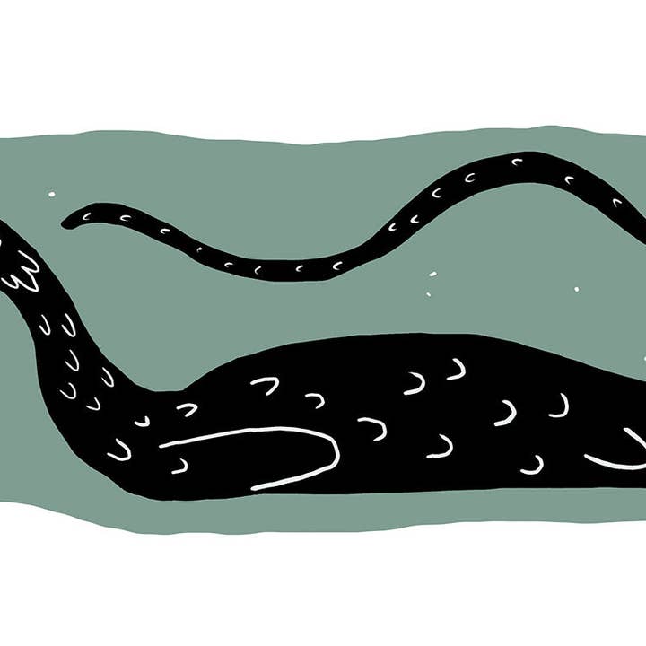 Large Nessie Print for wholesale by Kyndra Sweep illustrations