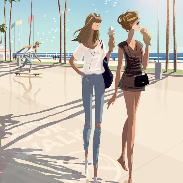 Tirage Fine Art -"Dolce Vita"- Matthieu Forichon pour la vente par Atelier Contemporain