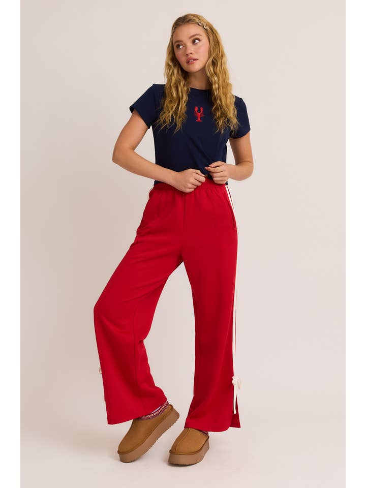 LE LIS - Wholesale T-Shirt (Graphic) - Women's - "LOBSTER"GRAPHIC SHORT SLEEVE ROUND NECK BABY TEE