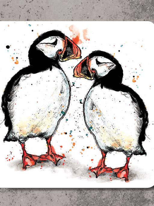 Puffin Placemat for wholesale by Dollyhotdogs