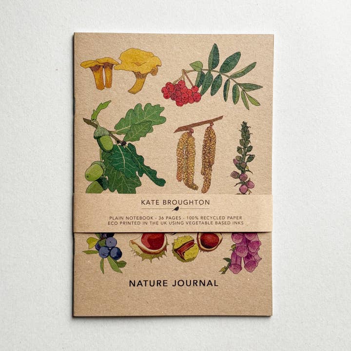 Nature Journal - recycled & eco-friendly notebook for wholesale by Kate Broughton