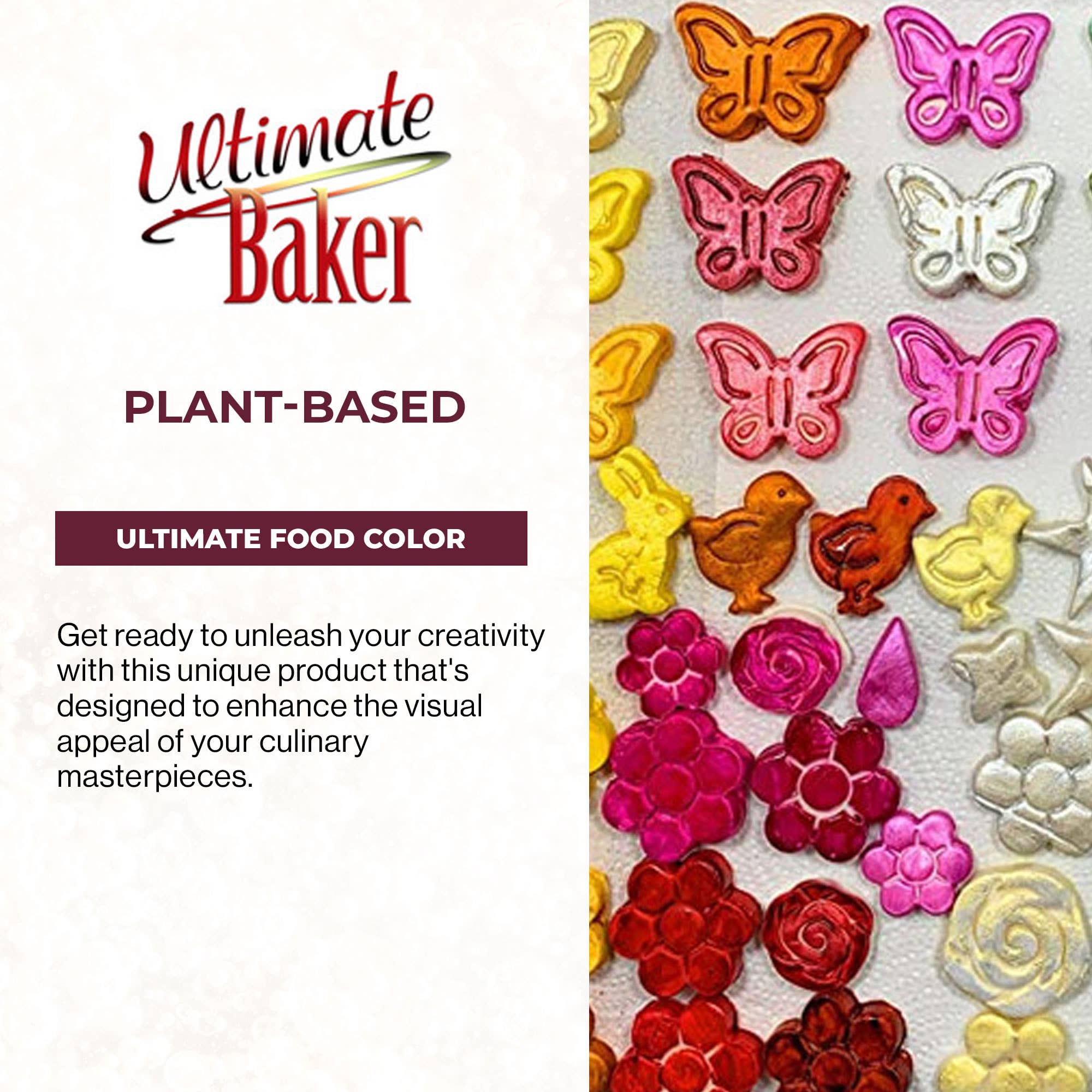 Ultimate Baker - Wholesale Decoratieset voor cake - Ultimate Baker Natural Fuchsia Voedingskleur (1x12g)3