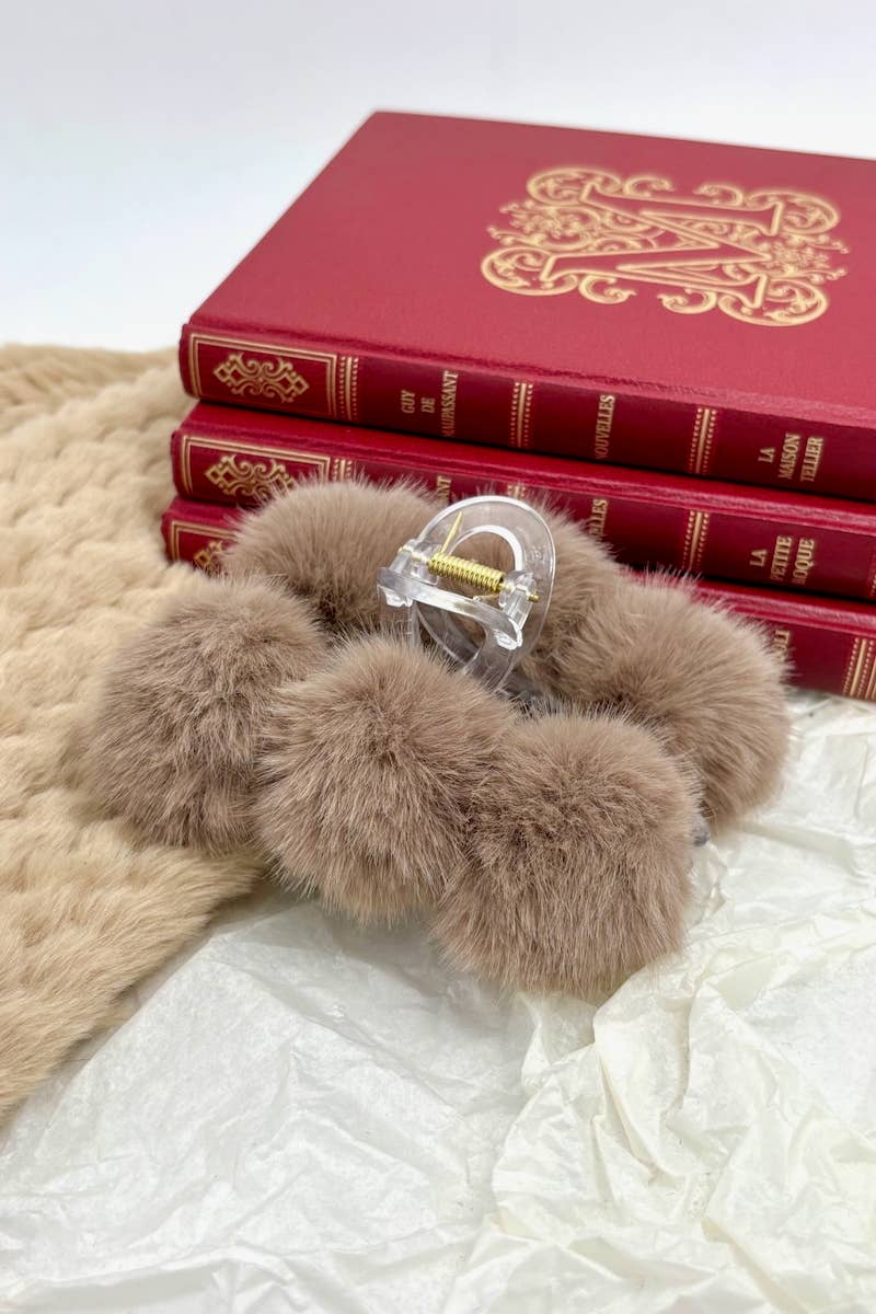 BYREN | ÉLINE L'ATELIER - Vente Ensemble d'accessoires pour cheveux – femme - Pince à cheveux fausse fourrure YH206YJ7