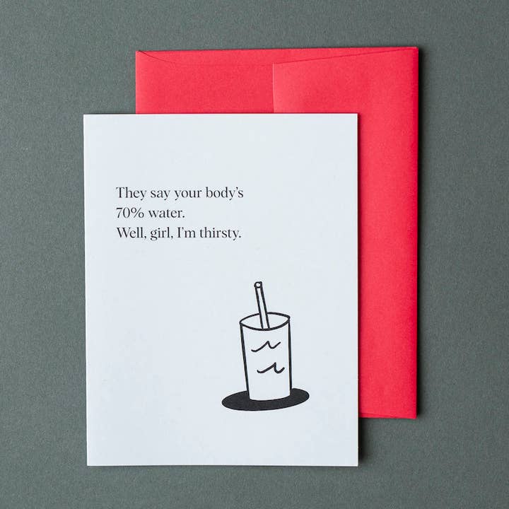 H2Oh - Haiku Greeting Card for wholesale by Blankenshop