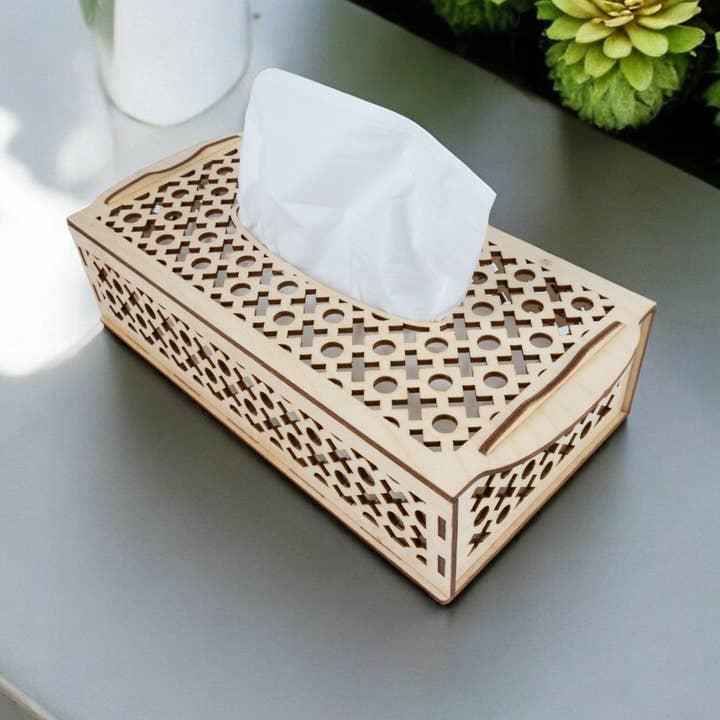 Tissue Box - Geometric Patterns for wholesale by BoisMagique