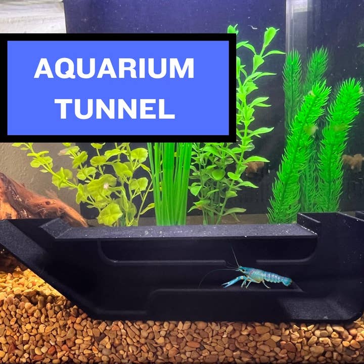 Chatelet - Venta al por mayor Artículo decorativo de mesa - Túnel subterráneo Chatelet REEFSHAPE Aquarium XL | Escondite de peces y camarones para acuarios | Túnel de observación subterráneo único | 9.75 x 2.5 pulgadas | Fabricado en EE. UU. (XL)