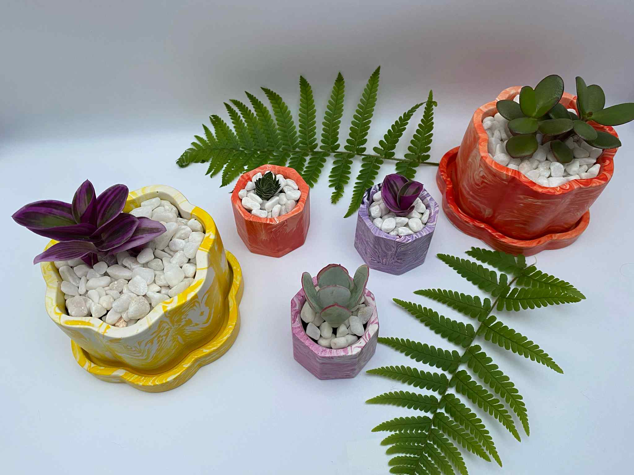 Little Lottie’s - Wholesale Plant Pot - Orange Indoor Planter | Plant Pot | Small Planter2