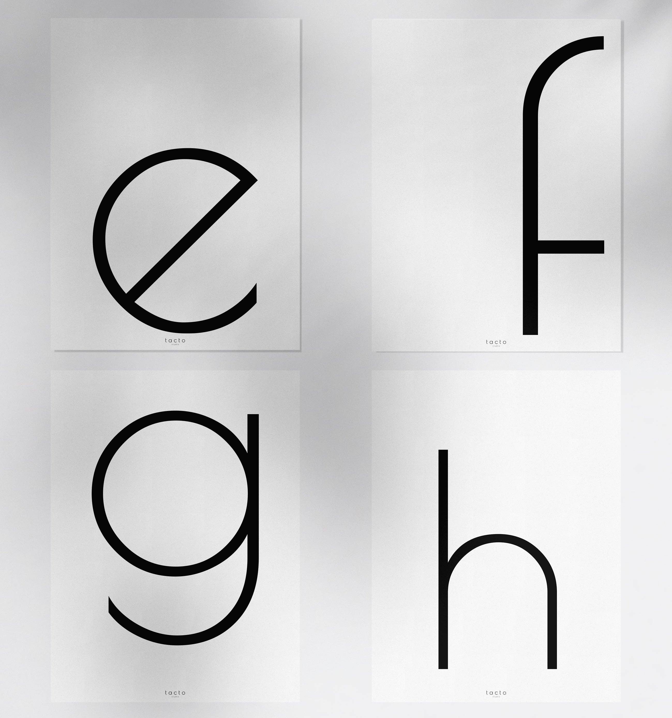tacto studio - Wholesale Art Print - Letters sheet5