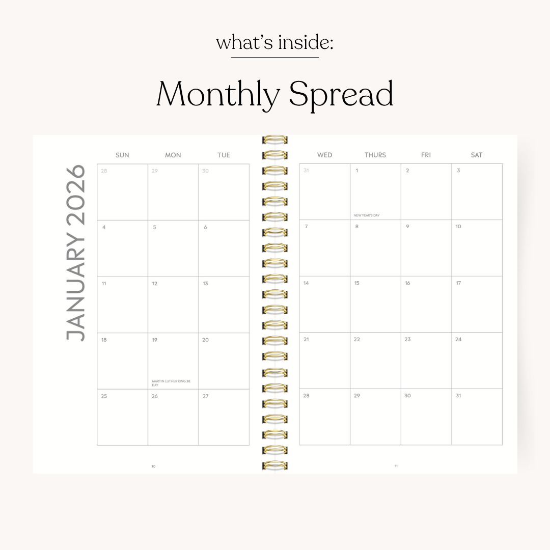 Elyse Breanne Design - Vendita all'ingrosso Planner - Pianificatore Annuale 2026 Campagna5