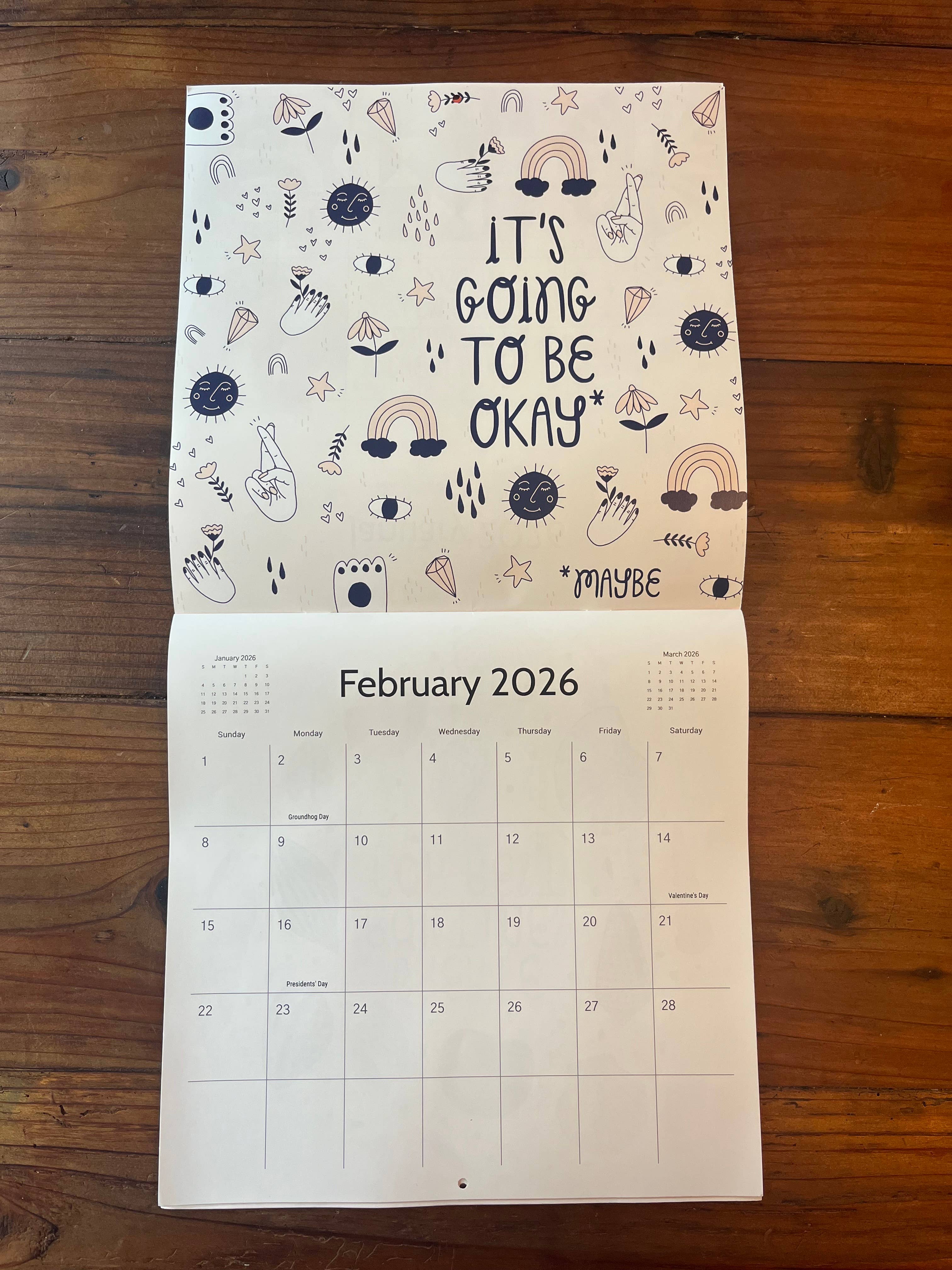 Pen+Pine - Wholesale Calendar - 2026 Wall Calendar2