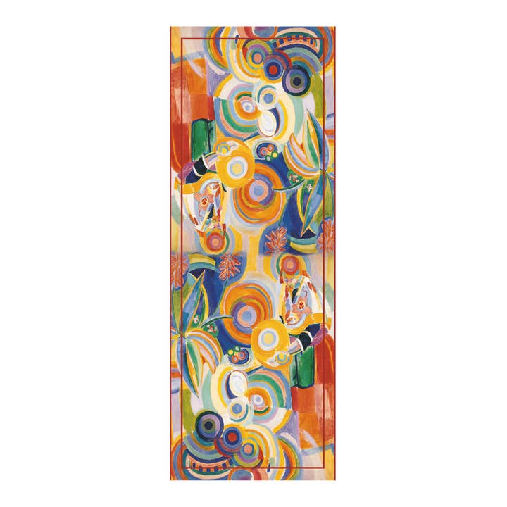 RainCaper - Wholesale Scarf - Women's - Fine Art Silk Blend Shawl Delaunay Portuguese Woman