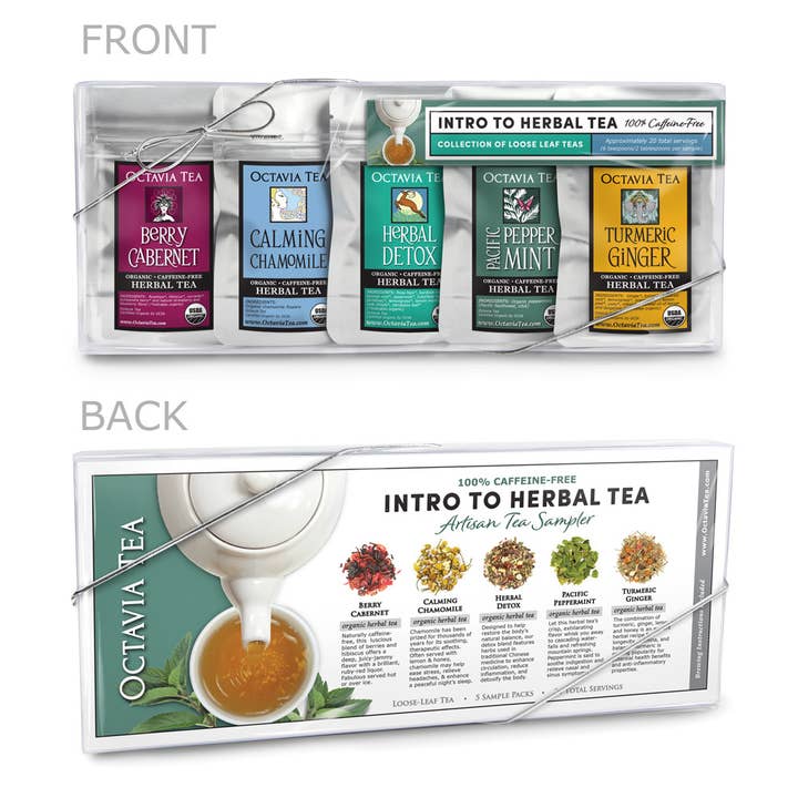 Intro to Herbal Tea - Sampler Set for wholesale by Octavia Tea