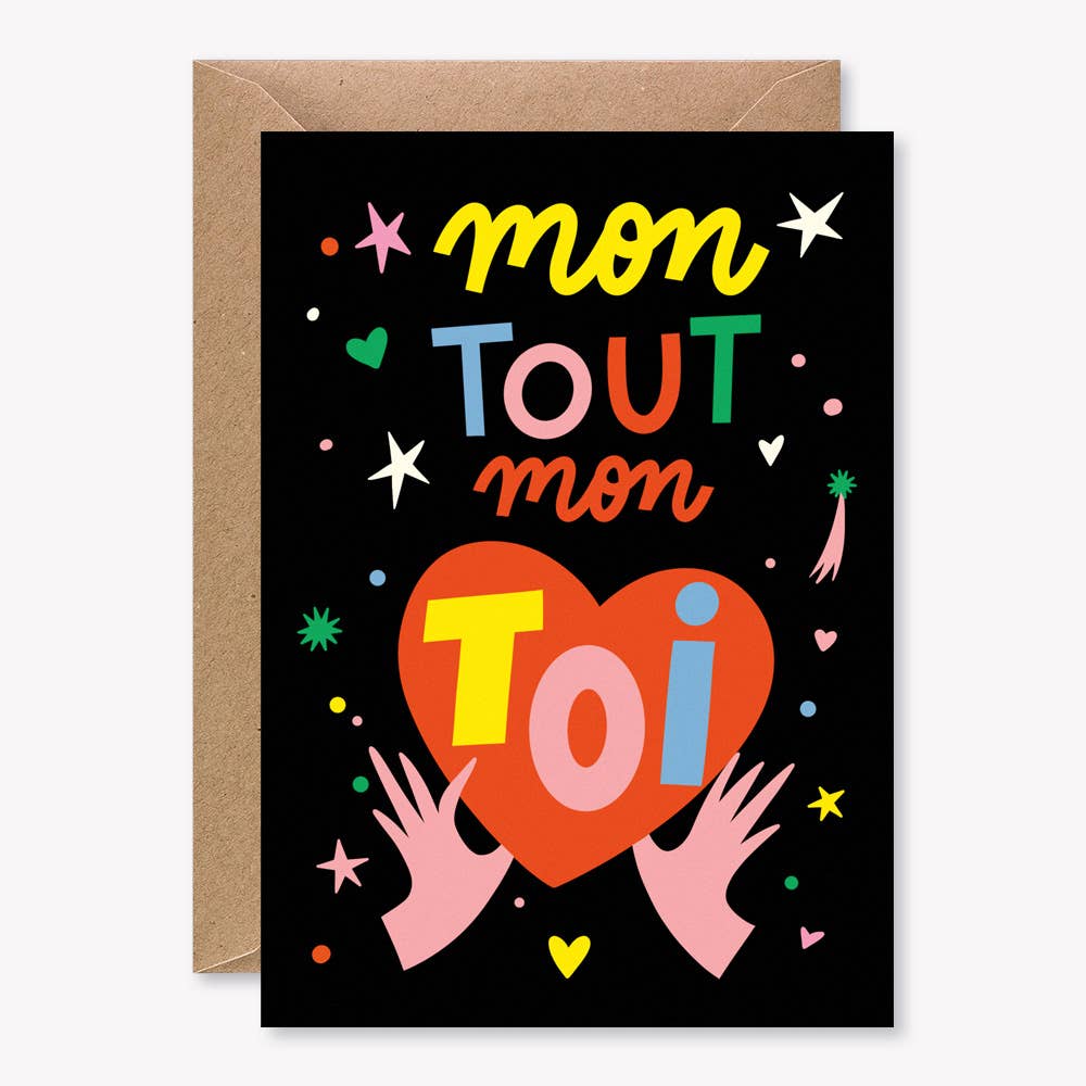 Lulu la nantaise - Wholesale Love Card - My everything my you - Greeting card0