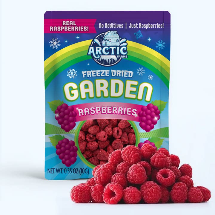 Arctic Farms - Wholesale Dried/Dehydrated Fruit - Arctic Farms Garden Freeze Dried Whole Raspberry -Real Fruit