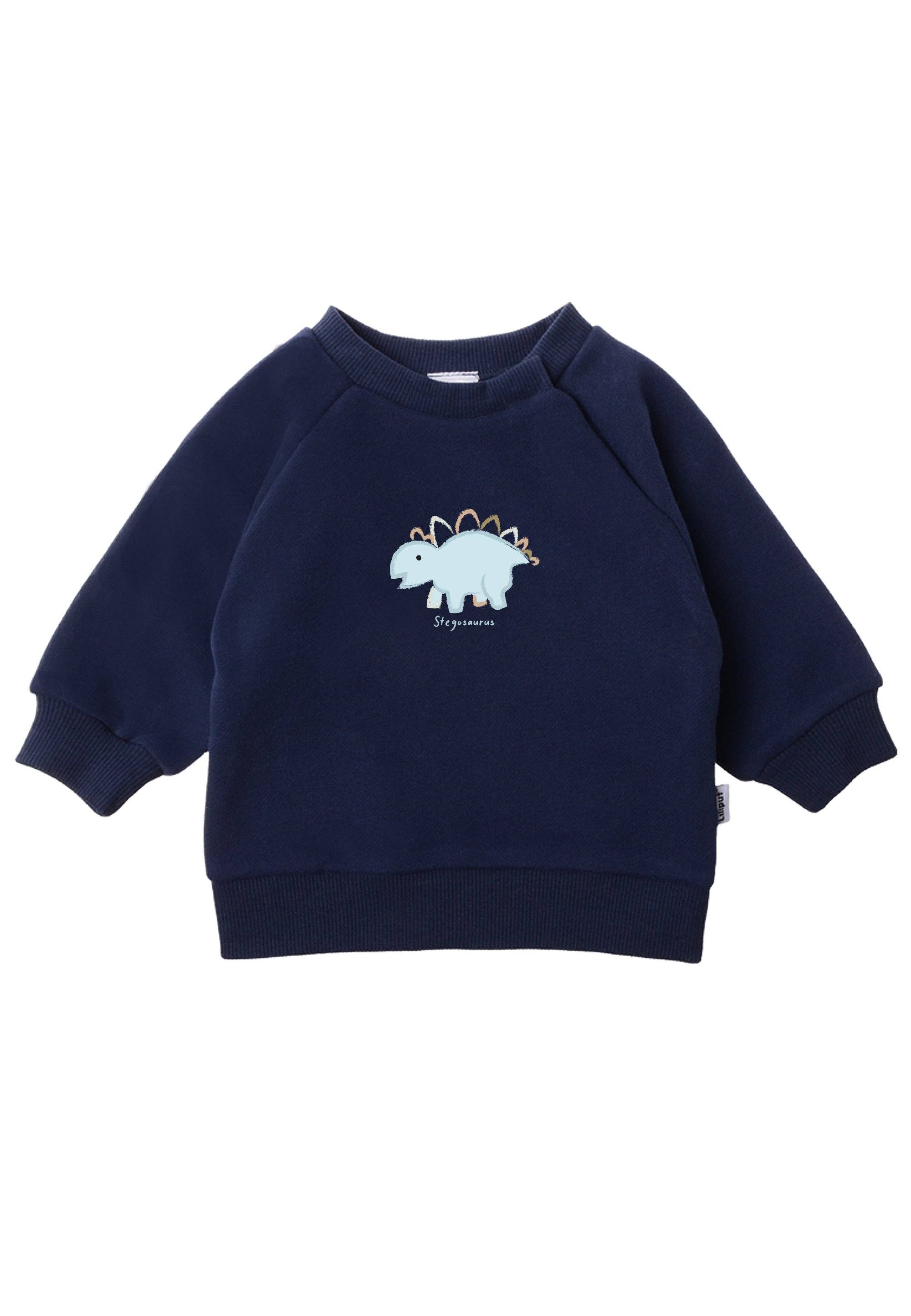 Liliput - Vente Sweat-shirt – enfant - Sweat-shirt bleu avec imprimé « Stegosaurus »