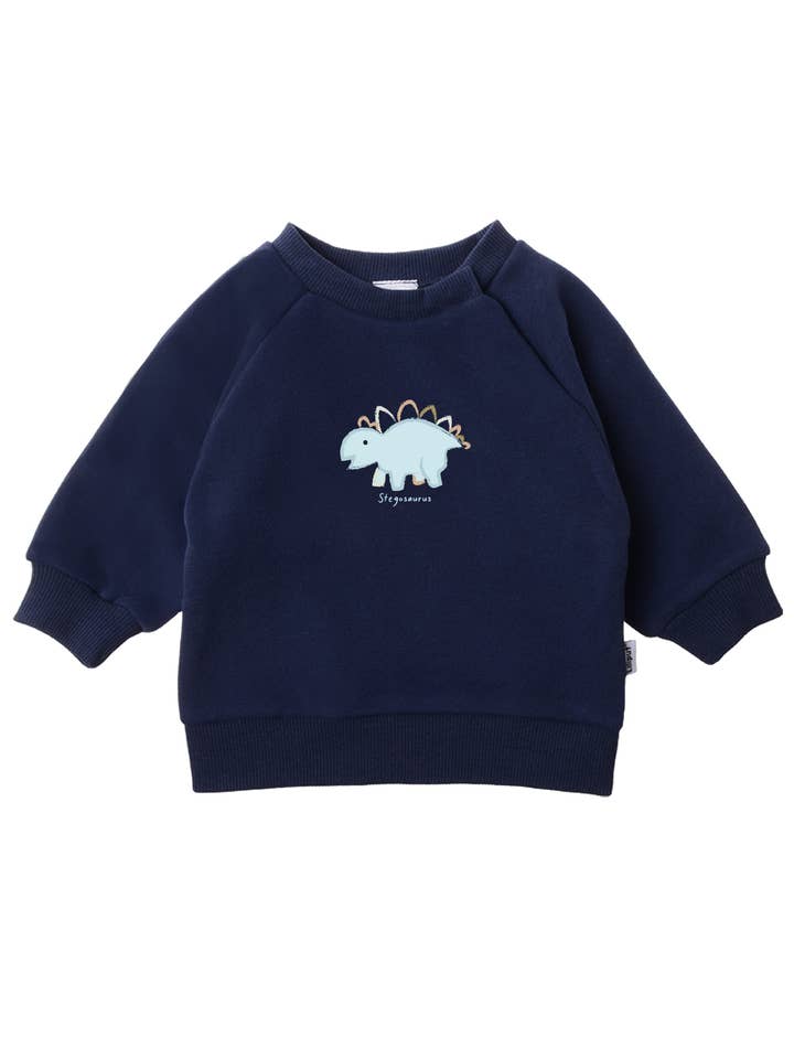 Liliput - Vente Sweat-shirt – enfant - Sweat-shirt bleu avec imprimé « Stegosaurus »0