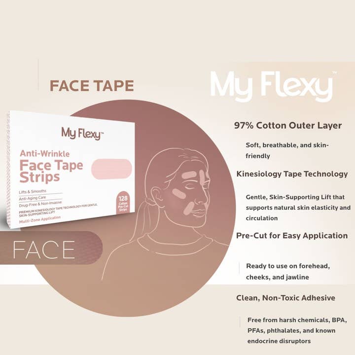 My Flexy - Wholesale Skincare Face Mask - Anti-Wrinkle Face Tape Strips18