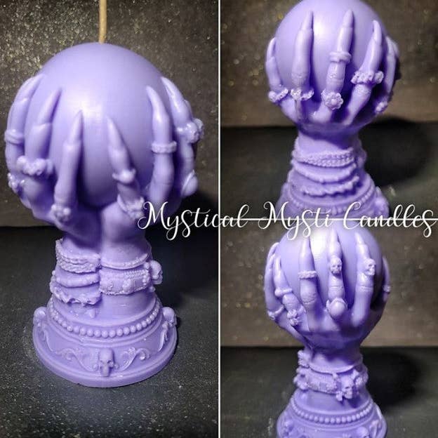Hands holding Crystal Ball - Wholesale for wholesale by Mystical Mysti Candles