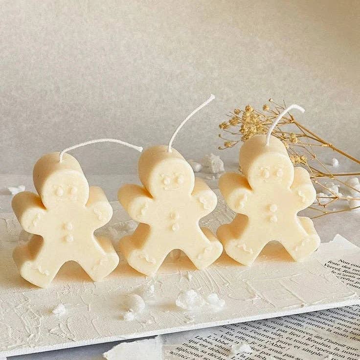 IrinisCandles - Venta al por mayor Velas de diseño llamativo - Vela de hombre de jengibre | Navidad1