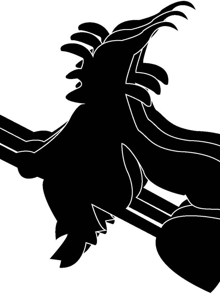 Large Single Color Creative Foam Cut-Outs - Witch for wholesale by Creative Shapes Etc.