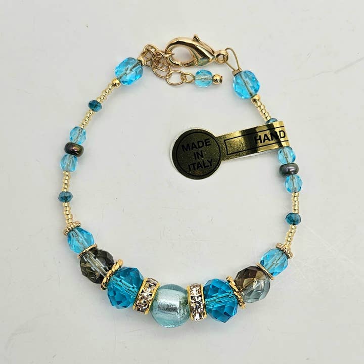 Collection de bijoux en verre de Murano perlé Christina pour la vente par Alice Sturzinger LLC