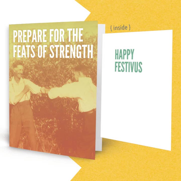Feats Of Strength Card for wholesale by Middle Child Made