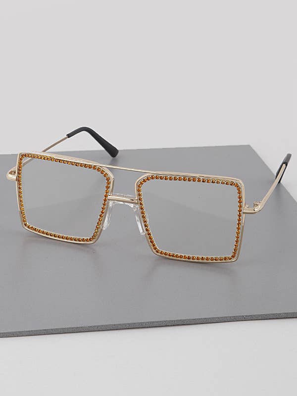 Blue Light Block Jeweled Glasses for wholesale by Shop Neighbors