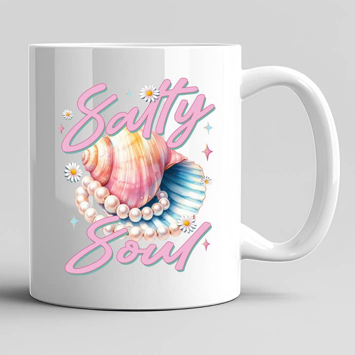 Tasse d'été Salty Soul pour la vente par Hello Gorgeous Mugs