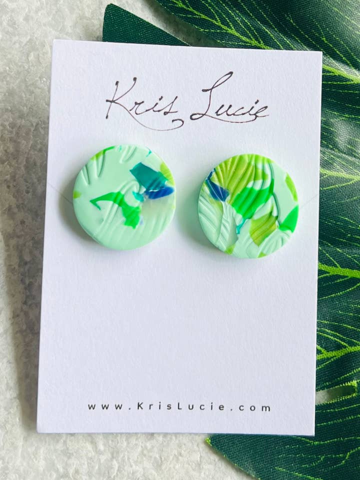 Tropical Studs for wholesale by Kris Lucie