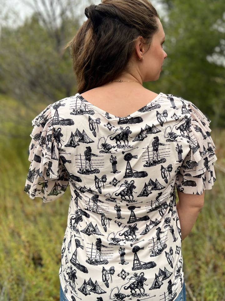 Sterling Kreek - Wholesale Blouse - Women's - God's Country Top