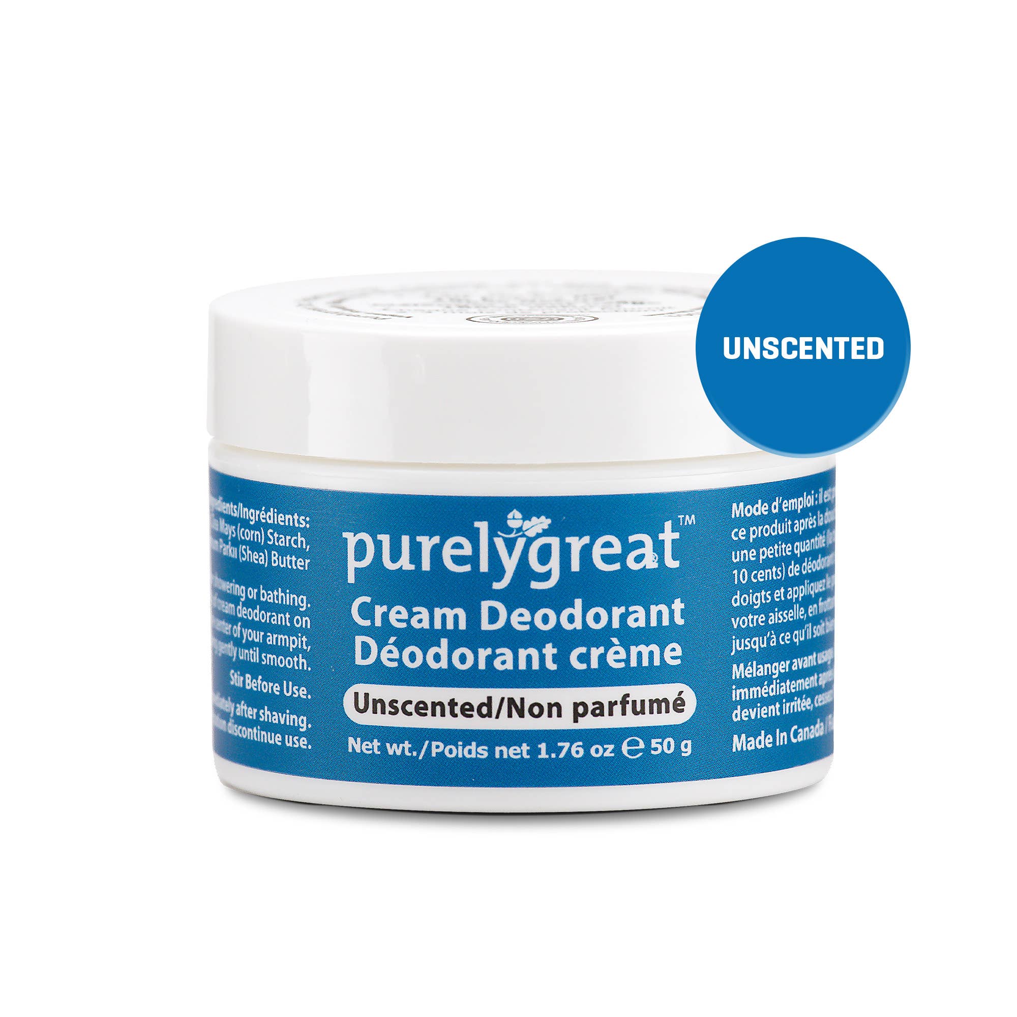 Purelygreat Natural Deodorants - Wholesale Deodorant - Unisex - Purelygreat Cream Deodorant - Unscented8