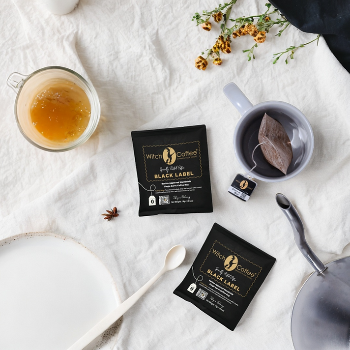 WITCH COFFEE (Montre Australia Pty Ltd) - Wholesale Ground Coffee - 12x Witch Coffee - Black Label Steeped Coffee Bags7