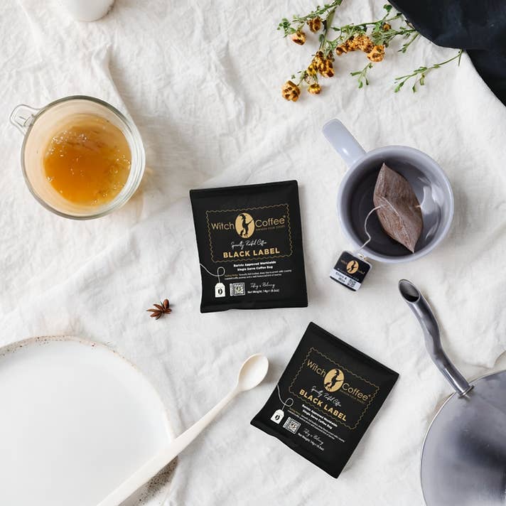 WITCH COFFEE (Montre Australia Pty Ltd) - Wholesale Ground coffee - Witch Coffee Black Label Single-Serve Steeped Coffee Bags9