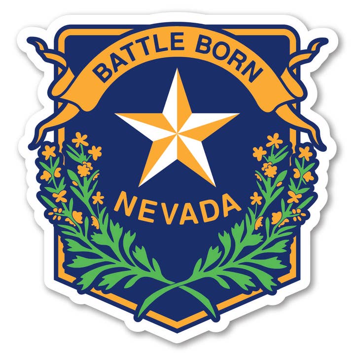 Coaster - Battle Born Badge uit Nevada voor wholesale door Morris Magnets