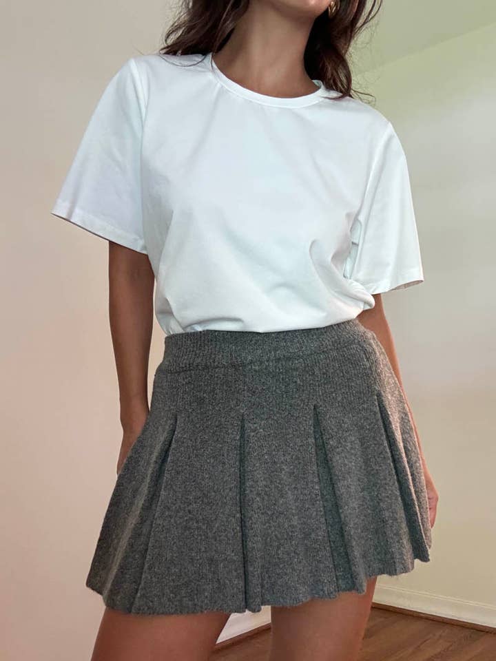 Et Clet - Wholesale Skirt - Women's - Knitted Panel Skirt 13