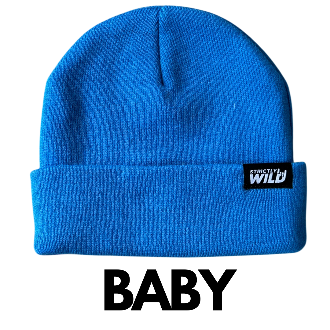 Strictly Wild - Wholesale Beanie - Kids - Blue Blitz Beanie1