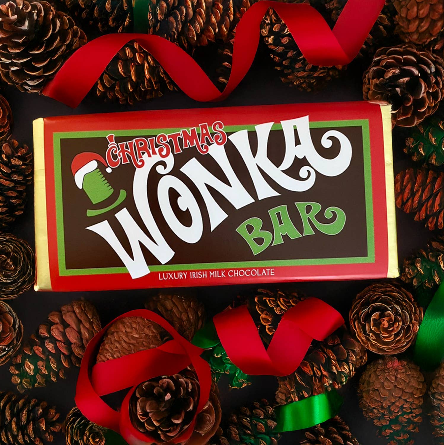 CHRISTMAS WONKA Bar (Limited) for wholesale by Sweet Living Kilkenny