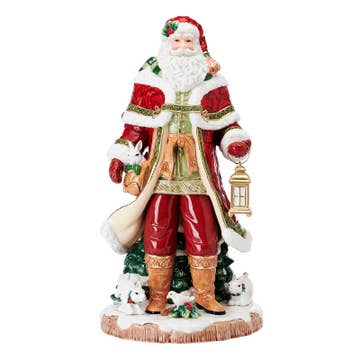 Santa様 Wholesale CLOSEOUT Christmas Small Carved Santa Figurine Set